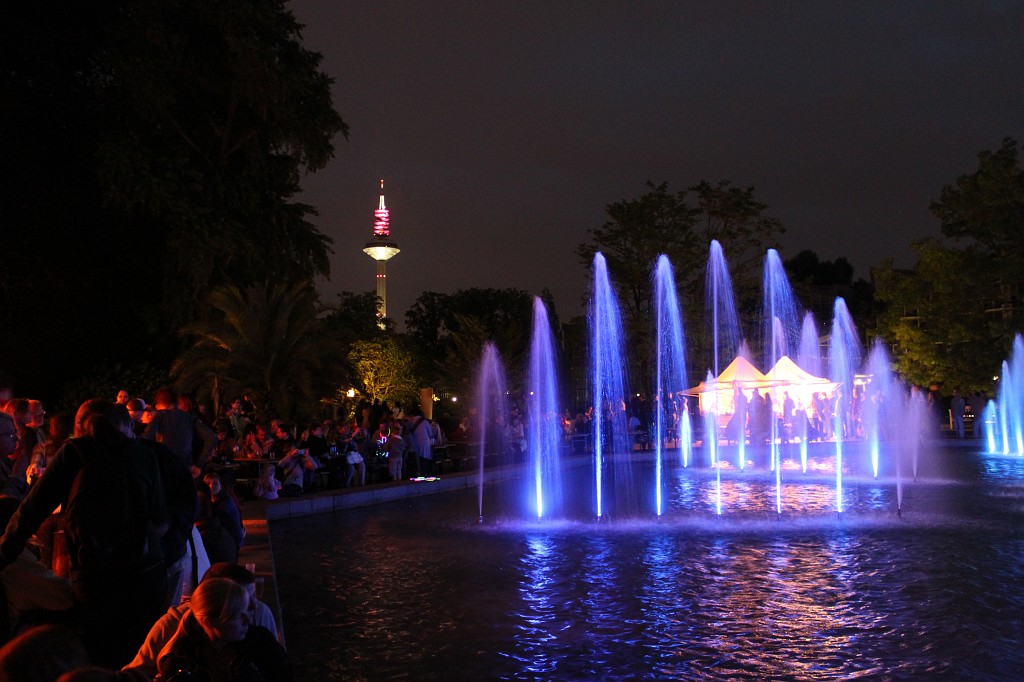 IMG_6221.JPG - Fountain in the Palmengarten at night  http://en.wikipedia.org/wiki/Palmengarten 