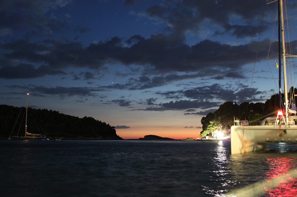 IMG_6610.JPG - Luka bay after sunset, Cavtat, Croatia