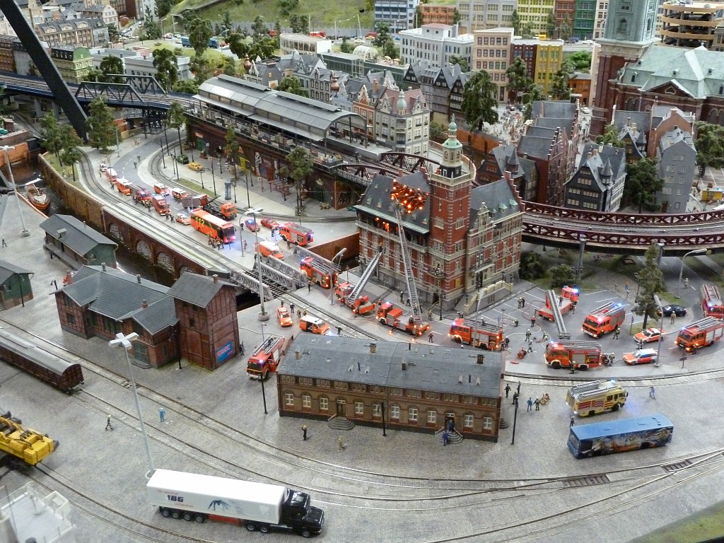 P1020090.JPG - Miniature Wonderland (Miniatur Wunderland)  http://en.wikipedia.org/wiki/Miniatur_Wunderland  Fire Alarm