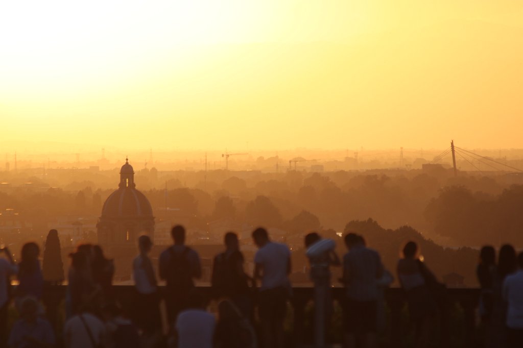 IMG_5771.JPG - Sunset in  Florence 