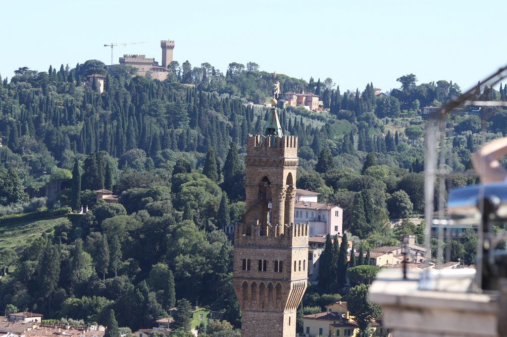 IMG_5969.JPG - Tower of the  Palazzo Vecchio  and the  Torre del Gallo 