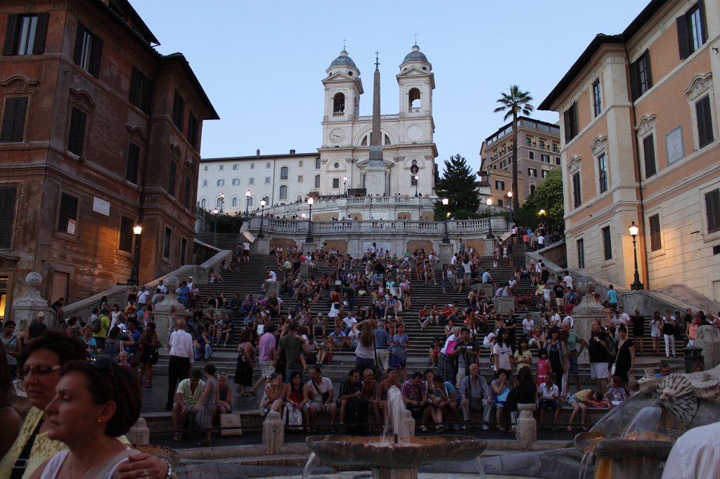 IMG_6486.JPG -  Spanish Steps  up to  TrinitÃ  dei Monti 