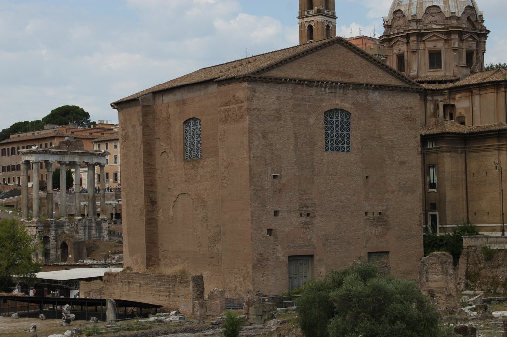 IMG_7278.JPG -  Curia Julia , seat of the  senate  in  ancient Rome . Built 44 B.C. and still there.