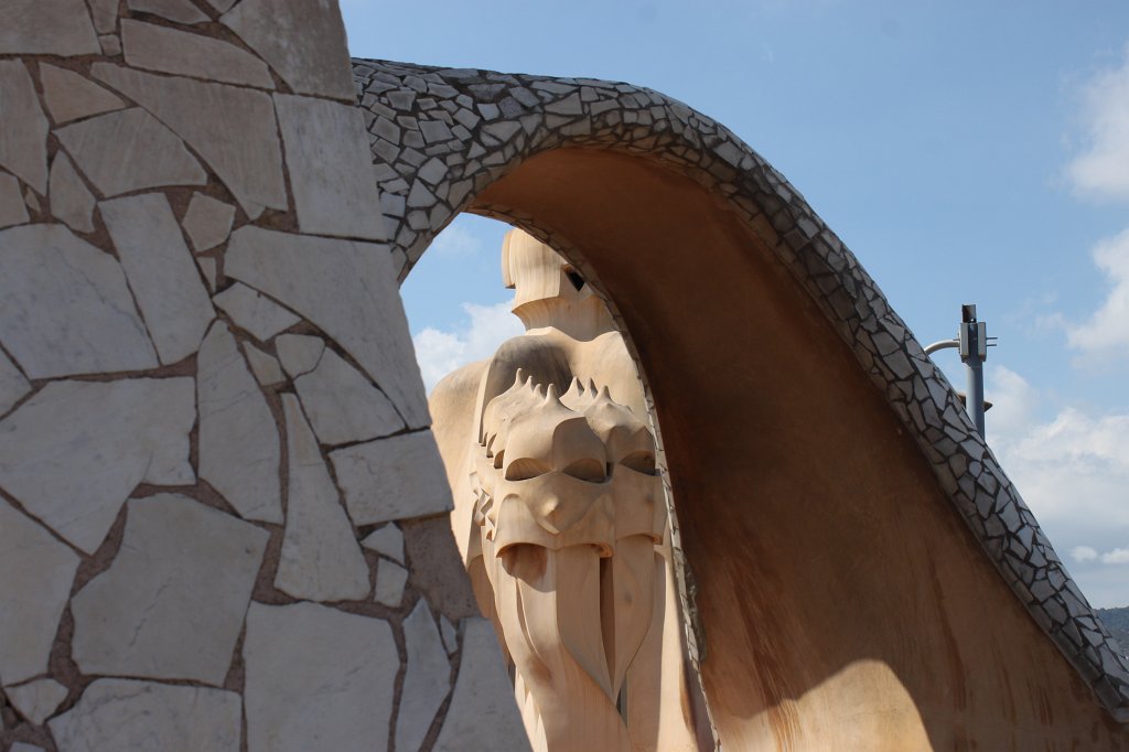 IMG_6582.JPG -  Casa Milà (La Pedrera)  chimney sculptures