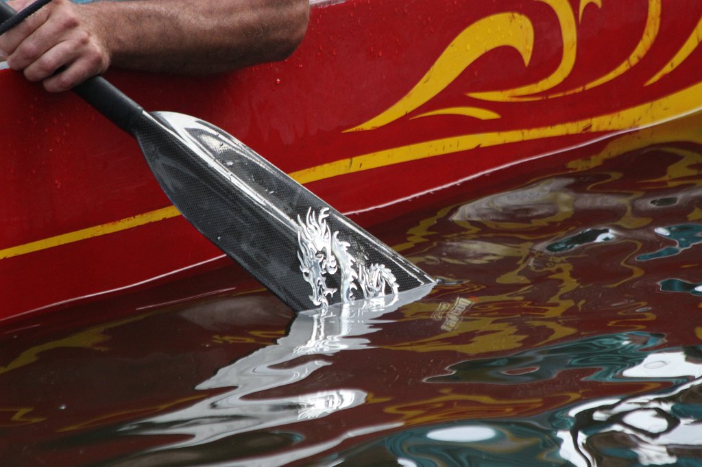 IMG_4215.JPG -  Dragon boat  race on the  Main  river at the  Museumsuferfest  in  Frankfurt 