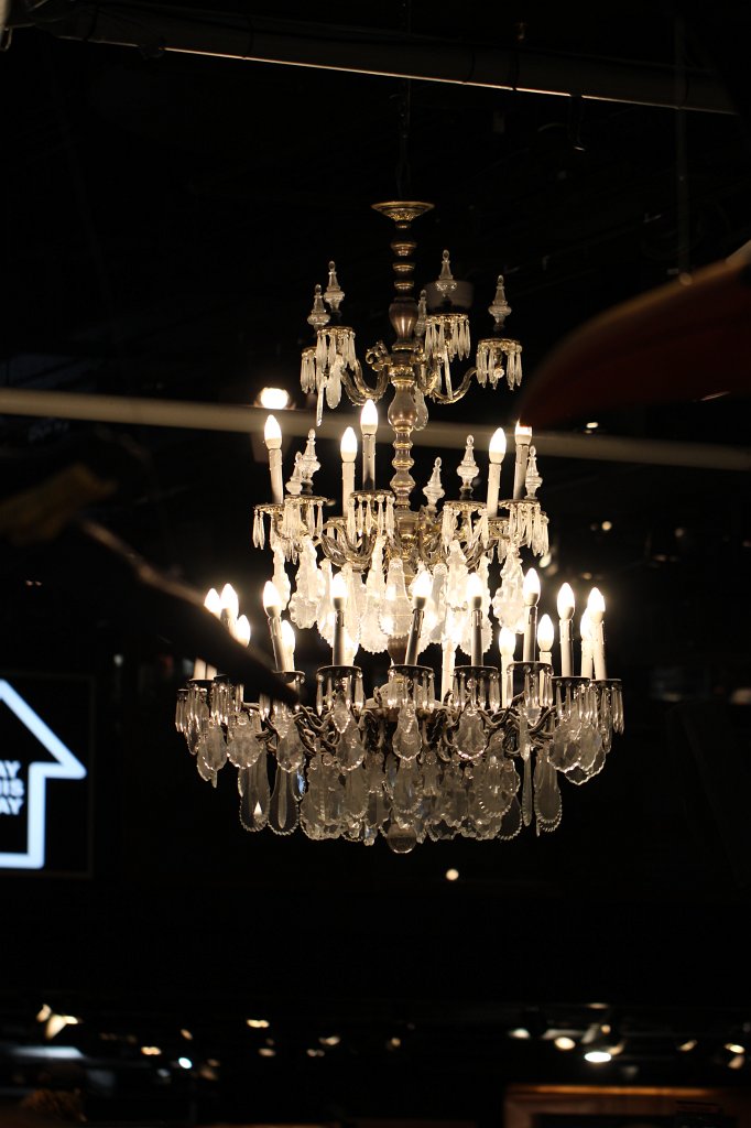 IMG_6138.JPG - Chandelier in the  Guinness Storehouse 