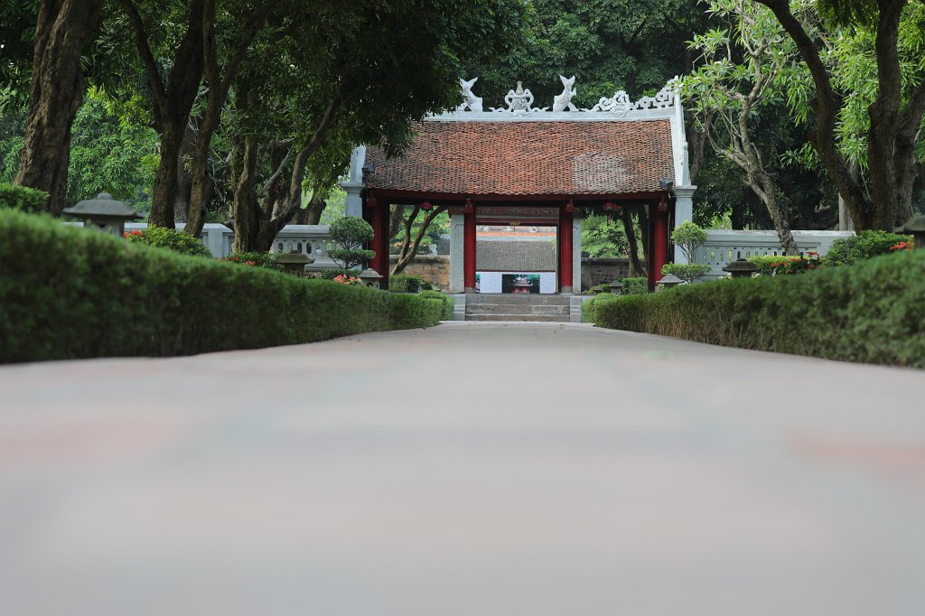 574A5923.JPG -  Temple of Literature  is a  Temple of Confucius  in  Hanoi  - Temple of Literature - Second courtyard and gate to the first