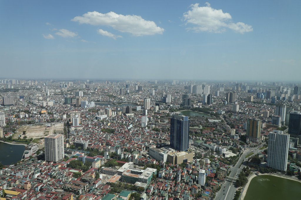 574A6733.JPG -  Hanoi  seen from the  Lotte Center   observation deck 