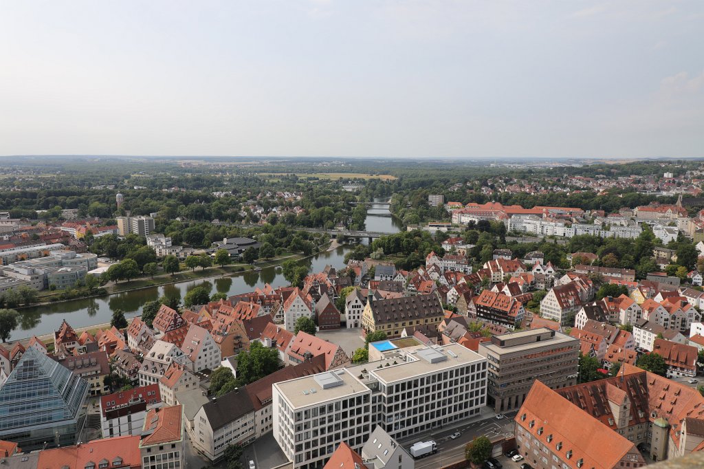 574B7405.JPG -  Ulm  as seen from the  Minster  ( Ulm  vom  Münster  aus gesehen).The  tallest church  in the world.